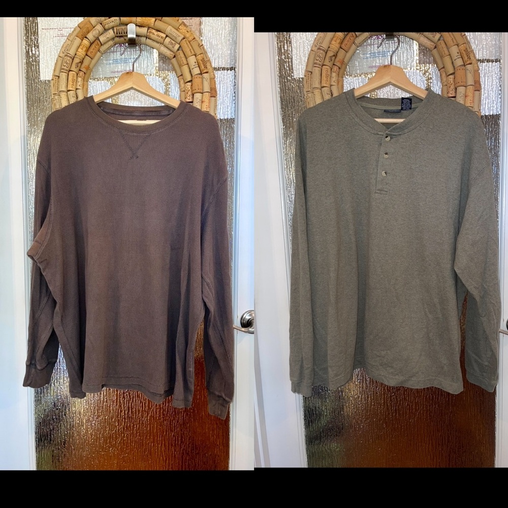 Two XL Long Sleeve Shirts